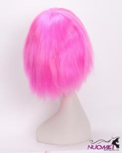 SK5003 carnival woman fashion short pink wig