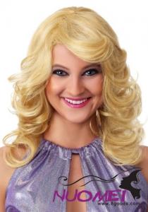 A0032 Womens 1970s Feathered Blonde Wig